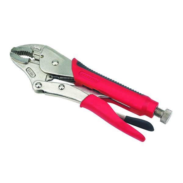 Powerbuilt 10" Curved Jaw Locking Pliers with Inj Hndl 646540 - main